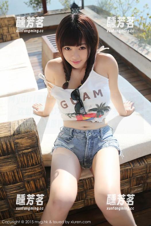 MyGirl美媛馆 - Toro羽住和她的连体衣，这组合就像巧克力和花生酱，来吧，下载原图，享受甜蜜！